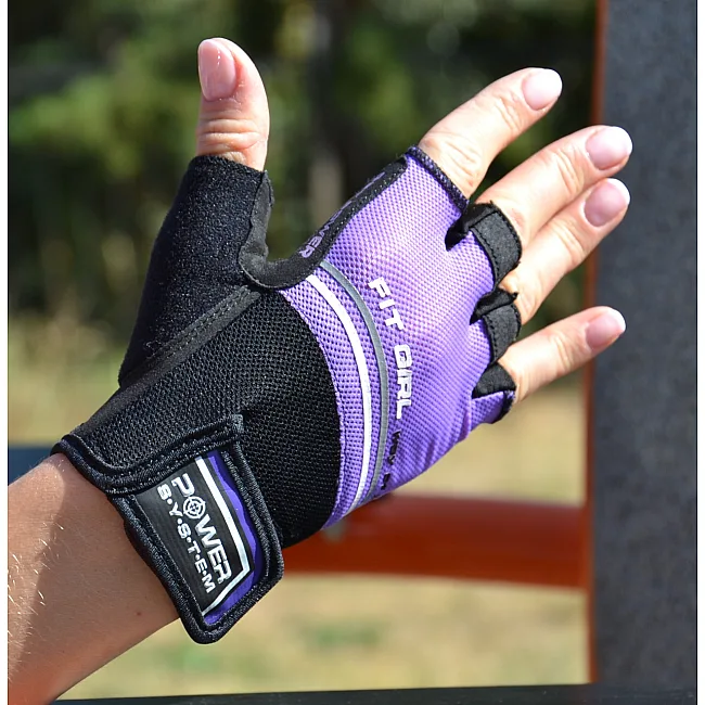 Фитнес перчатки POWER SYSTEM PS-2920 Fit Girl Evo Purple
