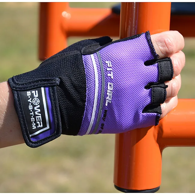 Фитнес перчатки POWER SYSTEM PS-2920 Fit Girl Evo Purple