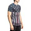 Футболка AFFLICTION CK Freedom SS Tee Heather Grey