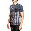 Футболка AFFLICTION CK Freedom SS Tee Heather Grey