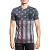 Футболка AFFLICTION CK Freedom SS Tee Heather Grey