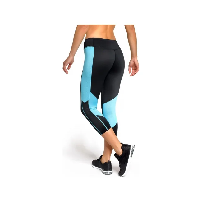 Жіночі компресійні капрі Peresvit Air Motion Womens Black Aqua