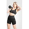 Женские компрессионные шорты VENUM Monogram Black Pink Gold