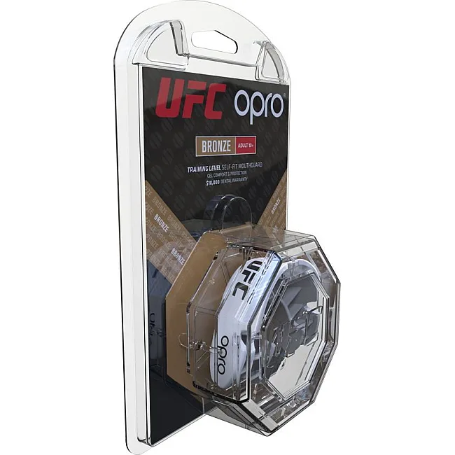 Капа для бокса OPRO Self-Fit UFC GEN2 Bronze White