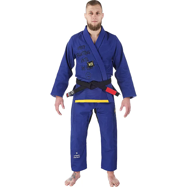 Кимоно джиу-джитсу PERESVIT Keep Fighting Gi for Adults Royal Blue