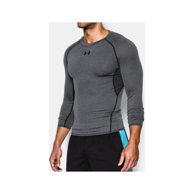 Компресійна футболка Under Armour HeatGear Compression Long Sleeve Carbon