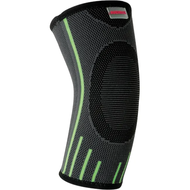 Компрессионный налокотник MADMAX MFA-283 3D Dark grey/Neon green (1шт)