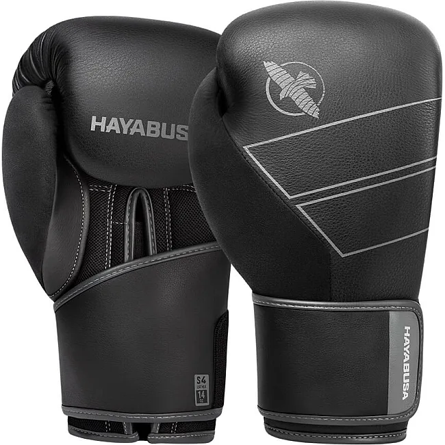 Перчатки для бокса HAYABUSA S4 Leather Black