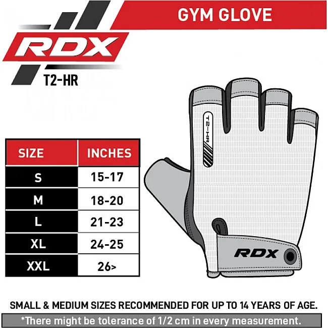 Перчатки для фитнеса RDX T2-HB L