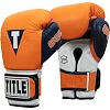 Перчатки снарядные TITLE Boxing Gel World V2T Orange Navy
