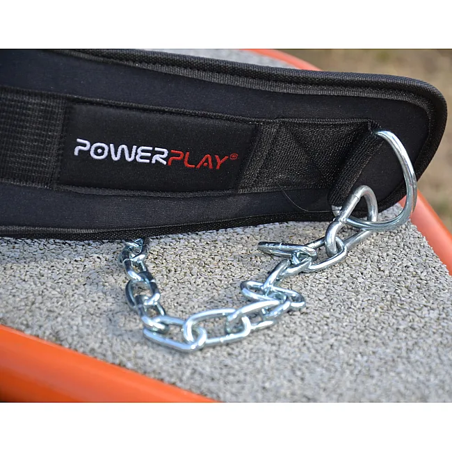 Пояс для обременений с цепью POWERPLAY 3095 неопреновый Черный