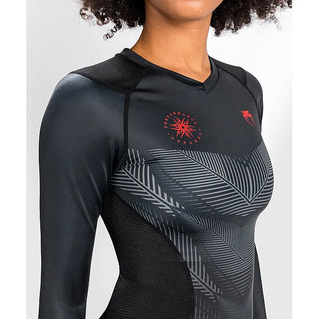 Рашгард жіночий VENUM Phantom Black Red