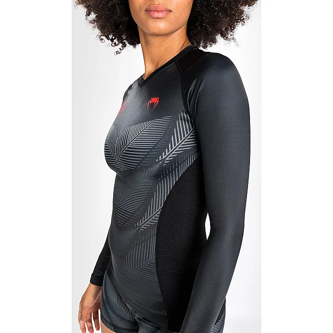 Рашгард жіночий VENUM Phantom Black Red