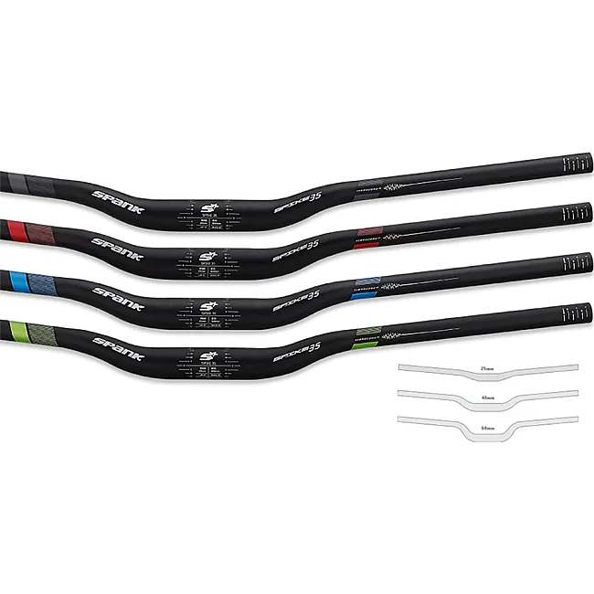 Руль на велосипед SPANK SPIKE 35 Vibrocore™, 25R Black