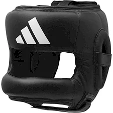 Шлем для бокса Pro Full Protection с бампером |черно/белый|Adidas ADIBHGF01