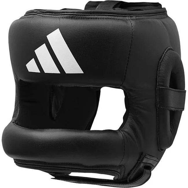Шлем для бокса Pro Full Protection с бампером |черно/белый|Adidas ADIBHGF01