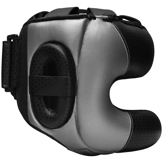 Шлем для бокса RDX L2 Mark Pro Head Guard with Nose Protection Bar Silver