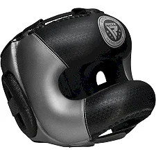 Шлем для бокса RDX L2 Mark Pro Head Guard with Nose Protection Bar Silver