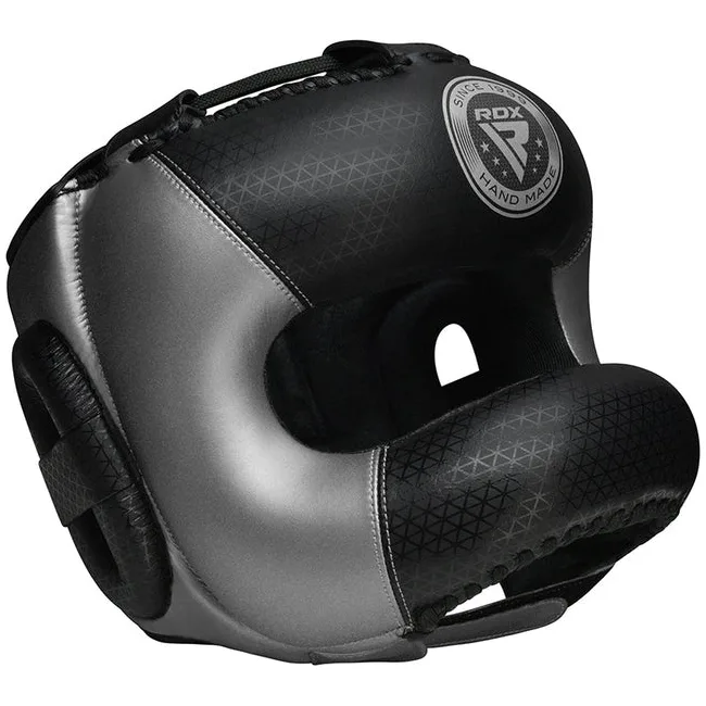 Шлем для бокса RDX L2 Mark Pro Head Guard with Nose Protection Bar Silver