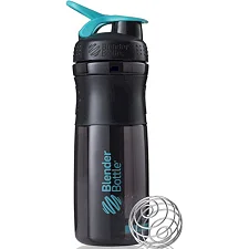 Спортивный шейкер-бутылка BLENDERBOTTLE SportMixer Flip 28oz/820мл Black/Teal