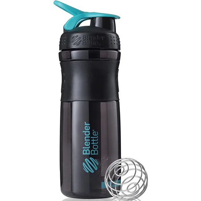 Спортивный шейкер-бутылка BLENDERBOTTLE SportMixer Flip 28oz/820мл Black/Teal