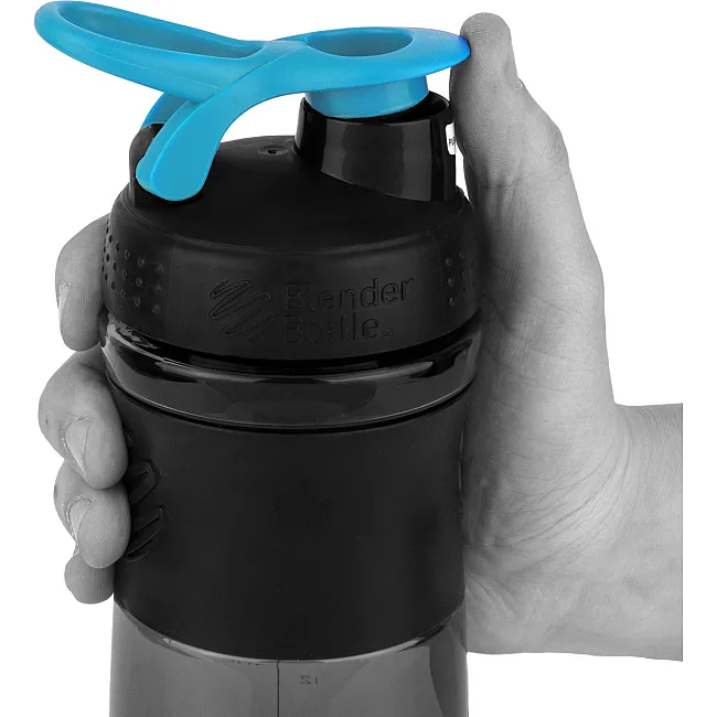 Спортивный шейкер-бутылка BLENDERBOTTLE SportMixer Flip 28oz/820мл Black/Teal