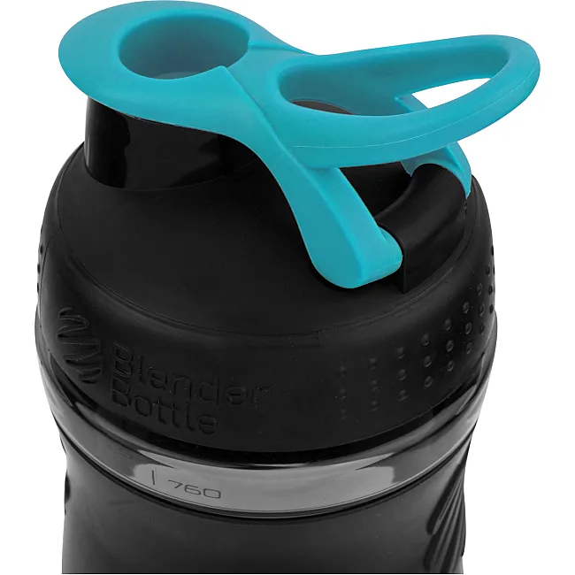 Спортивный шейкер-бутылка BLENDERBOTTLE SportMixer Flip 28oz/820мл Black/Teal