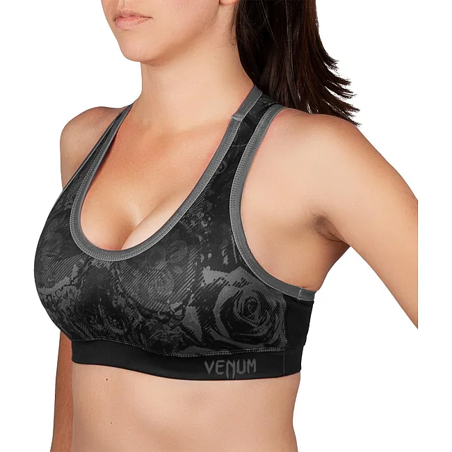 Спортивный топ VENUM Santa Muerte 3.0 Sport Bras For Women Black Black