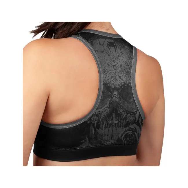 Спортивный топ VENUM Santa Muerte 3.0 Sport Bras For Women Black Black