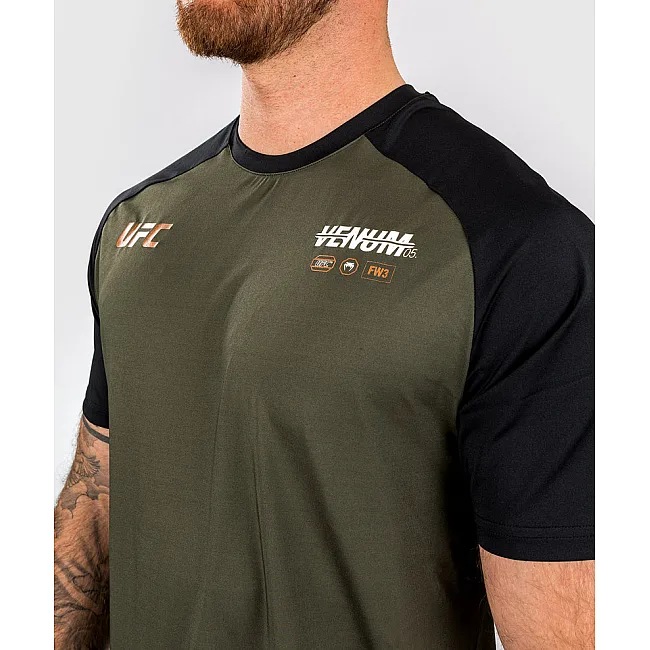 Тренировочная футболка VENUM UFC AdrenalineFight Week Men’s Dry-tech Khaki Bronze