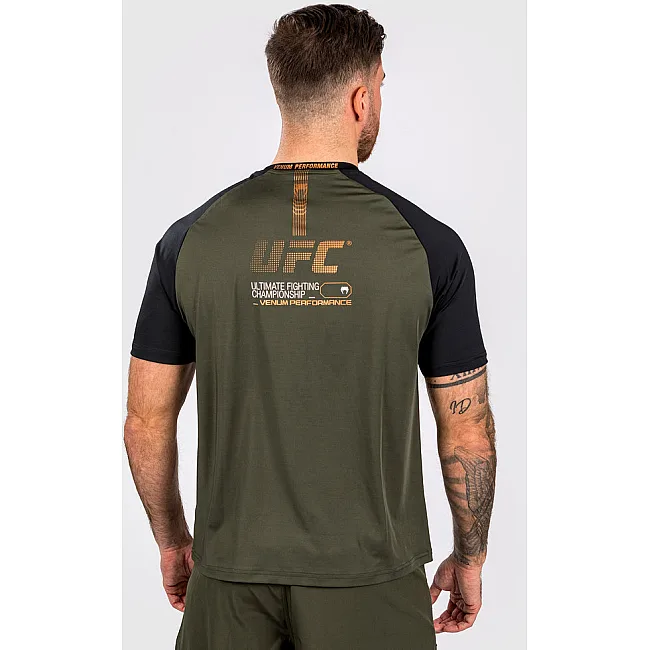 Тренировочная футболка VENUM UFC AdrenalineFight Week Men’s Dry-tech Khaki Bronze