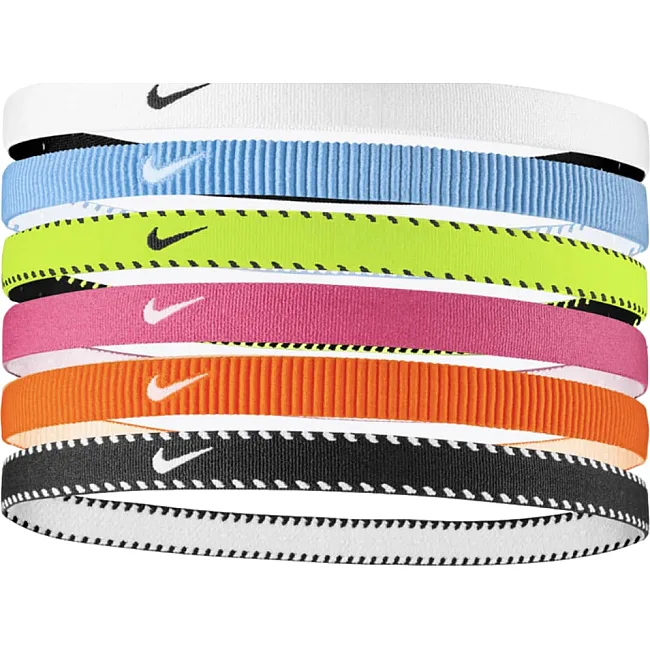 Пов'язка на голову NIKE FLEX CLASSIC HEADBANDS 6PK мультиколор One Size