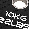 Блины диски TPU 2 Handle металлическая втулка ZELART TA-6996-10 (Черный)