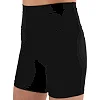 Спортивные шорты с высокой талией для танцев и гимнастики из бифлекса ALEMA 10-55 (Черный)
