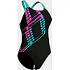 Купальник закрытый для женщин Arena GRAPHIC SWIMSUIT SWIM PRO L черный, голубой, розовый (для женщин)