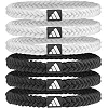 Резинки для волос ADIDAS Braided Hair Ties 6pk черный, белый One Size