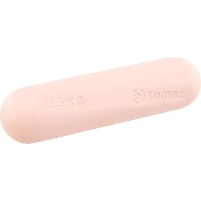 Гантель для фитнеса силиконовая Tumaz FI-8693-0_5 (Розовый)