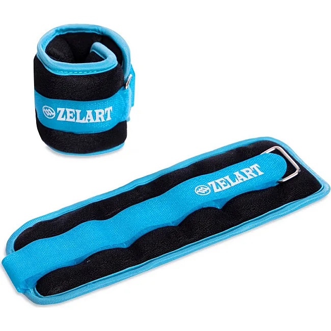 Утяжелители для ног и рук ZELART FI-2502-1 2x0,5кг (Синий)