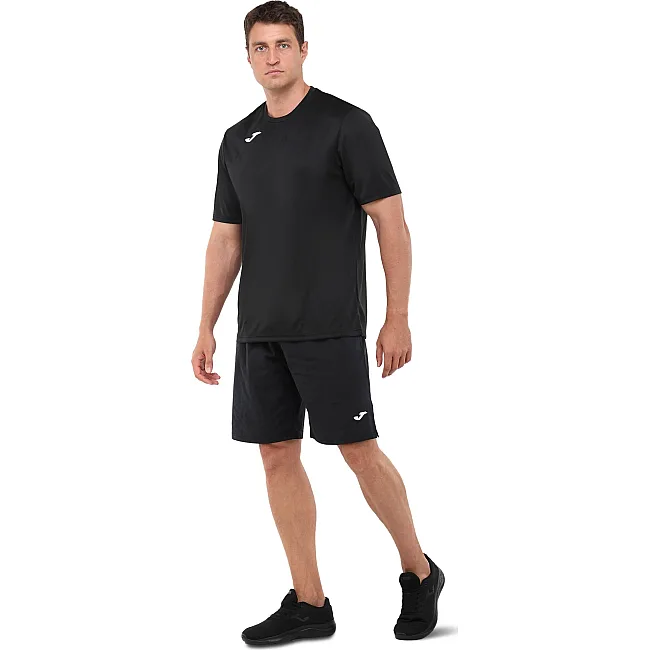 Спортивные шорты короткие мужские JOMA EUROCOPA III 103542-100 (Черный)