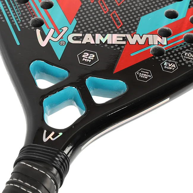 Ракетка для пляжного тенниса CAMEWIN SUNWAVE PT-00256 (Черный-желтый)
