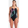 Купальник закрытый для женщин Arena GRAPHIC SWIMSUIT SWIM PRO L черный, голубой, розовый (для женщин)