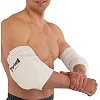 Налокотники спортивные с фиксирующим ремнем и амортизирующей вставкой TWINS TW028 (Черный)