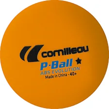 Мягкие для настольного тенниса Cornilleau P-BALL ABS EVOLUTION 1* 72 шт, оранжевые