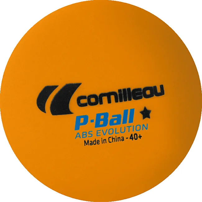 Мягкие для настольного тенниса Cornilleau P-BALL ABS EVOLUTION 1* 72 шт, оранжевые