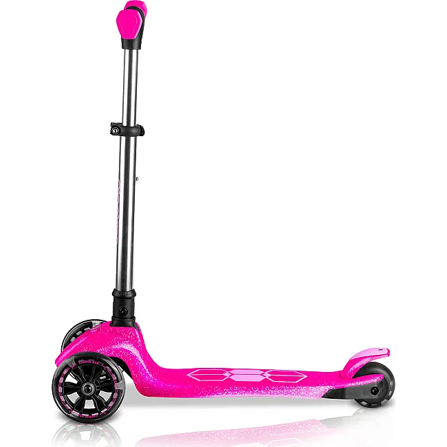 Детский самокат трехколесный Ricokids Jelly розовый