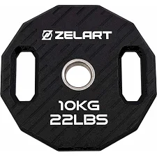 Млинці диски TPU 2 Handle металева втулка ZELART TA-6996-10 (Чорний)