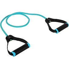 Трубчатый эспандер с ручками 20LB LiveUp LP8405-M 120см нагрузка 9кг (Синий)