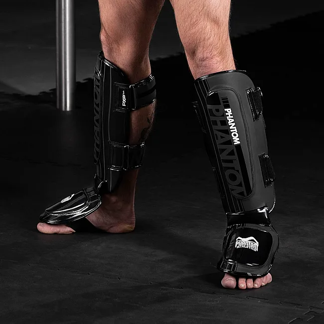 Защита голени и стопы Phantom APEX Hybrid Black