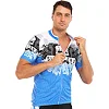 Велоформа летняя джерси и шорты SPOINT SKULL MS-6820-BL