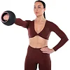 Гиря-колокол чугунная окрашенная BALL BELL LiveUp LP8047-9LB вес 4кг